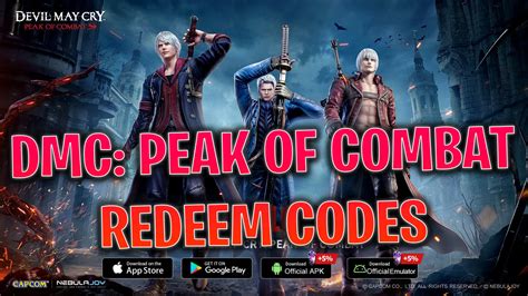 All Devil May Cry: Peak of Combat codes and how to redeem.